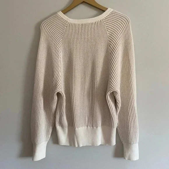 Splendid Cream and Metallic Gold Knit Sweater - Picture 10 of 12
